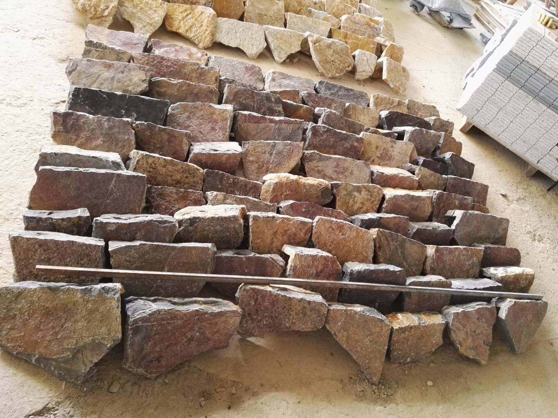 Chinese Violet Limestone Random Veneer Stone