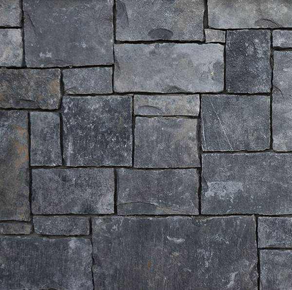Dark Gray Limestone Stone Veneer