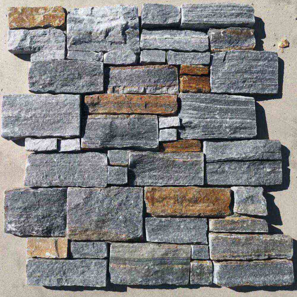 Blue Quartzite Dry Stack Cladding