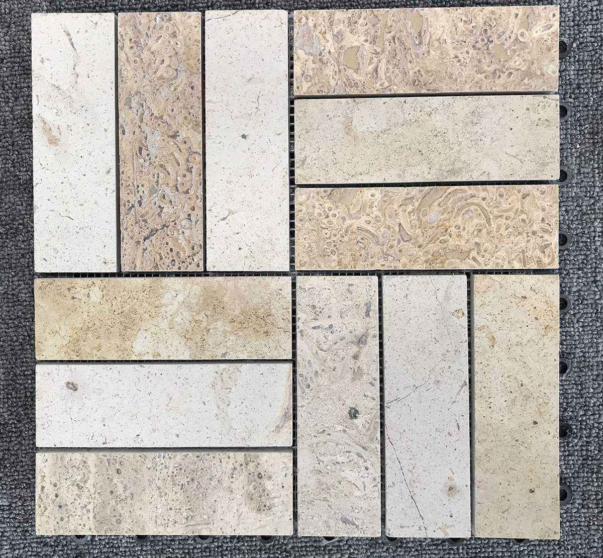 Golden Travertine Mosaic Tile