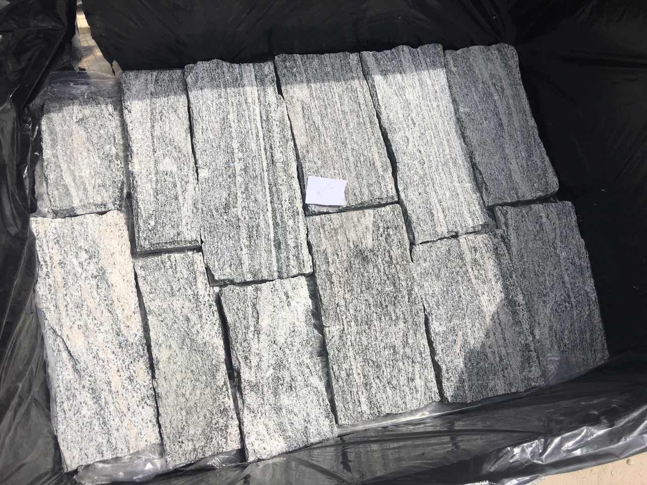 Light Gray Granite Dry Stack Cladding