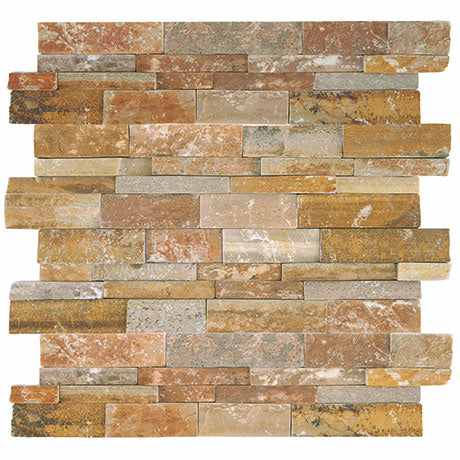 Rusty Quartzite Dry Stack Cladding