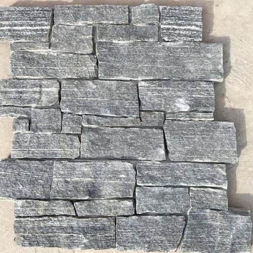 Storm Gray Quartzite Cement Backed Stone