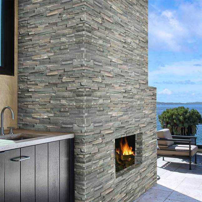 Silver Gray Slate Wall Panels