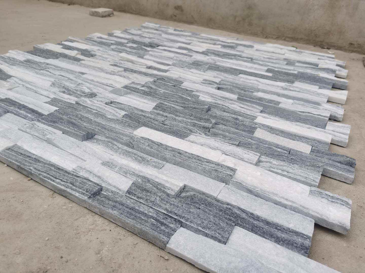 Cloudy Gray Marble Stone Panels
