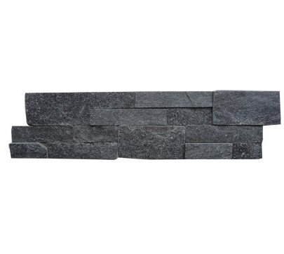 Black Quartzite Mesh Backed Stone