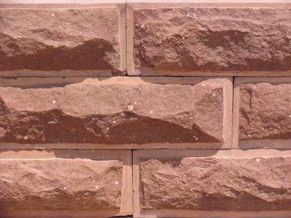 Red Sandstone Mushroom Cladding Stone