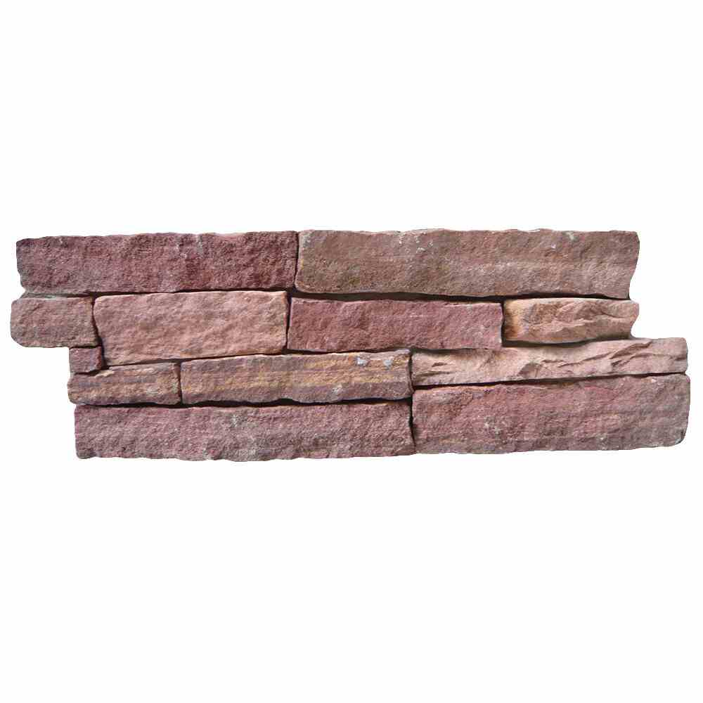 Sorghum Red Sandstone Mesh Backed Stone