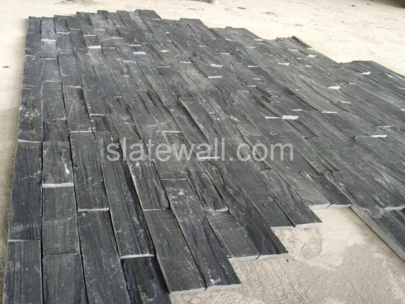 Black Mustang Slate Wall Panel