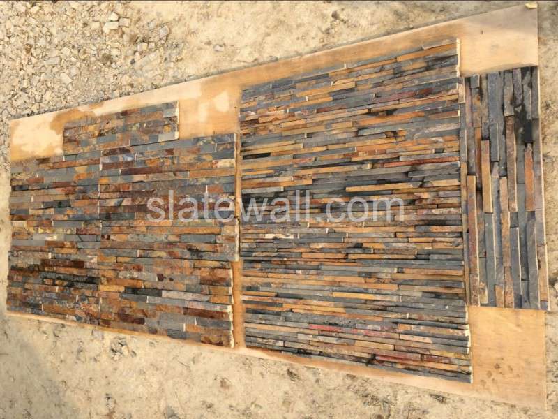 Multicolur Slate Wall Veneer