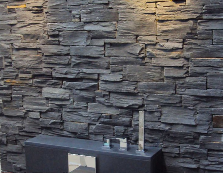 Desert Black Slate Loose Stacked Stone